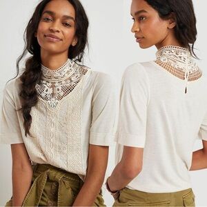 Tiny Anthropologie Celine Lace Top